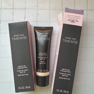 2 X Mary Kay TimeWise Matte 3D Foundation Ivory C 100